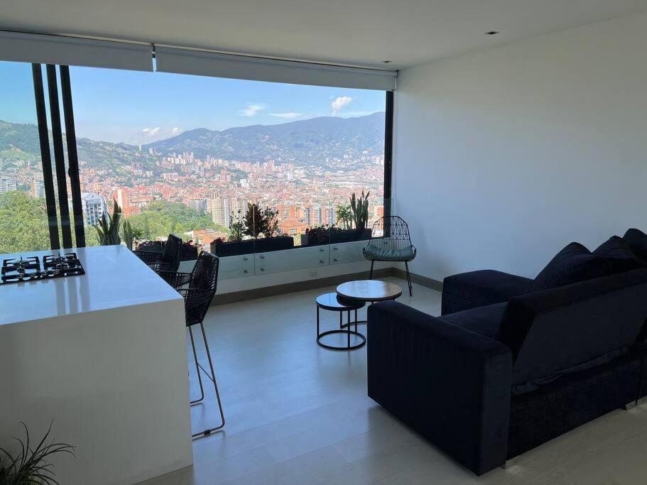 Apartamento De Lujo Con La Mejor Vista De Medellin Διαμέρισμα Εξωτερικό φωτογραφία