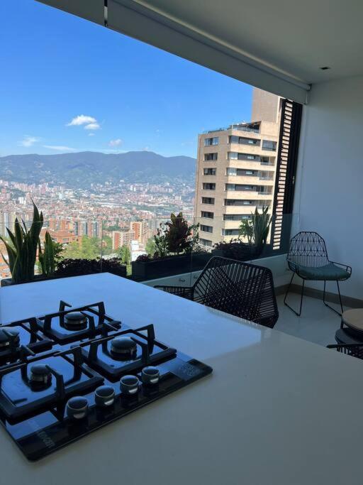 Apartamento De Lujo Con La Mejor Vista De Medellin Διαμέρισμα Εξωτερικό φωτογραφία