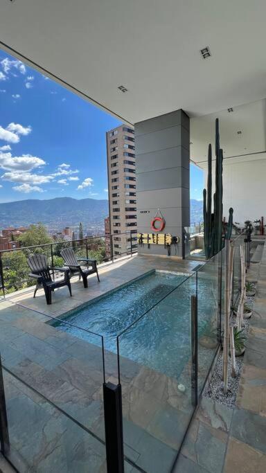 Apartamento De Lujo Con La Mejor Vista De Medellin Διαμέρισμα Εξωτερικό φωτογραφία