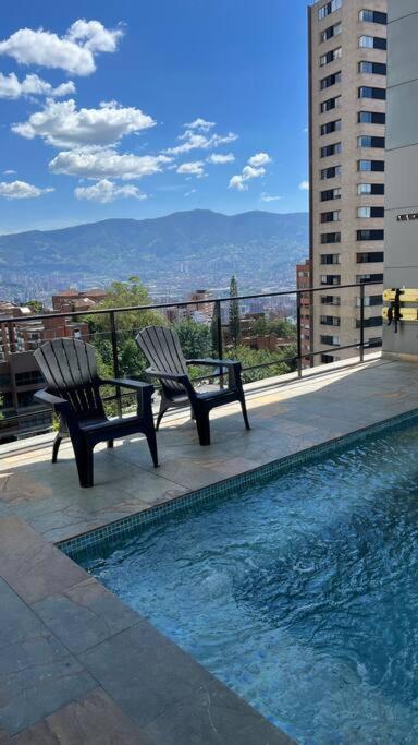 Apartamento De Lujo Con La Mejor Vista De Medellin Διαμέρισμα Εξωτερικό φωτογραφία